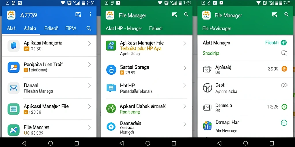 Tampilan antarmuka aplikasi 2739 untuk manajemen file yang efisien.