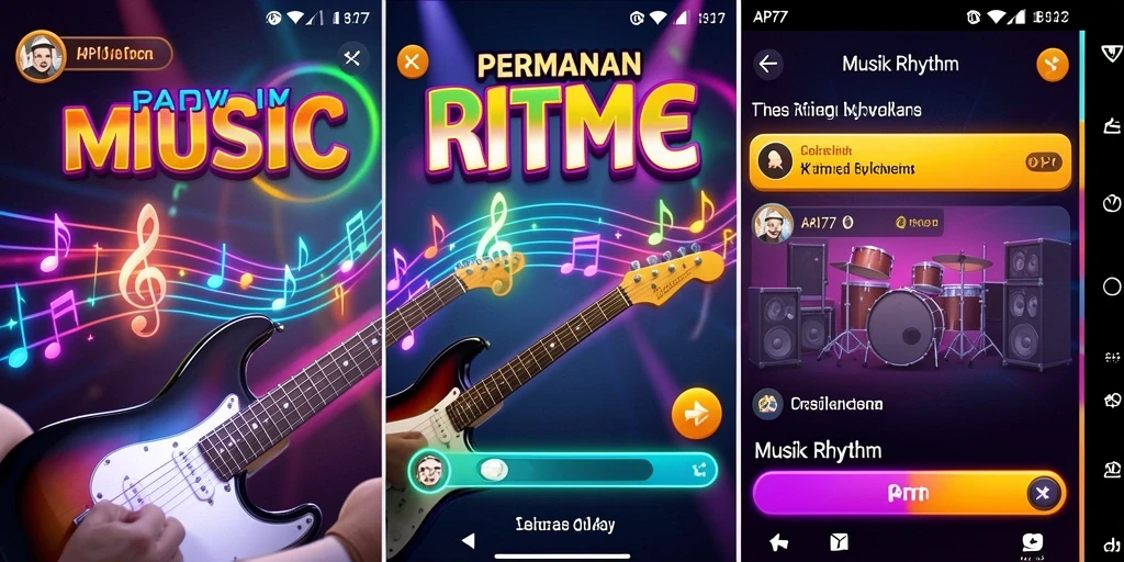 Antarmuka yang intuitif dengan fungsi Musik Rhythm yang menarik.
