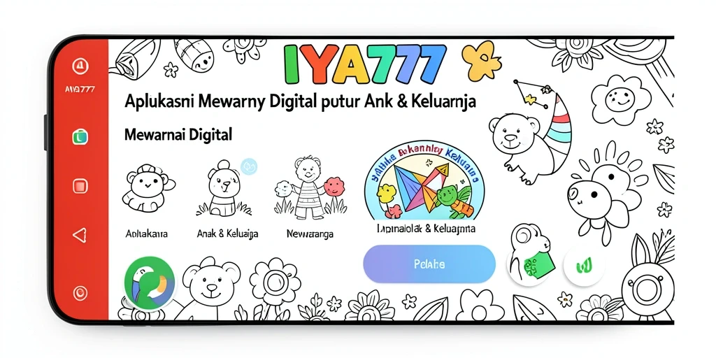 Tampilan antarmuka IYA777 dengan fungsi mewarnai digital yang menarik.