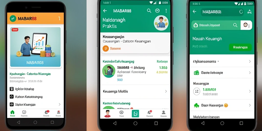 Tampilan antarmuka pengguna MABAR88 yang jelas dan informatif.