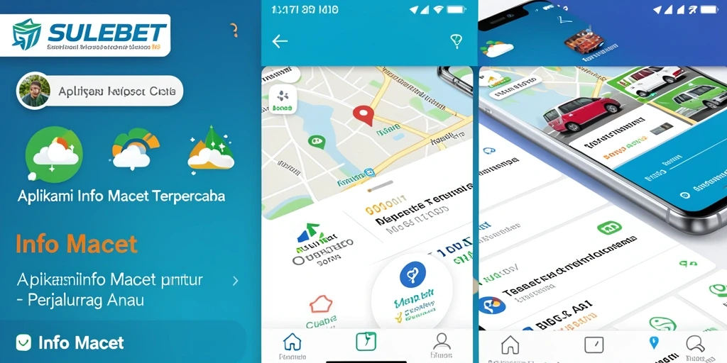 Tampilan antarmuka SULEBET yang informatif tentang Info Macet